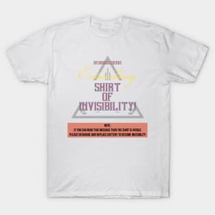 Dr Bramblebergs Shirt of Invisibility T-Shirt